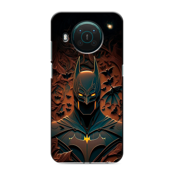 Силиконовый противоударный чехол на Nokia X10 с принтом Batman Бэтмен Силиконовый противоударный чехол на Nokia X10 с принтом Batman Бэтмен