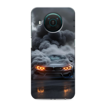 Силиконовый противоударный чехол на Nokia X10 с принтом BMW БМВ