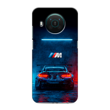 Силиконовый противоударный чехол на Nokia X10 с принтом BMW БМВ
