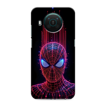Силиконовый противоударный чехол на Nokia X10 с принтом Spiderman Человек паук Силиконовый противоударный чехол на Nokia X10 с принтом Spiderman Человек паук