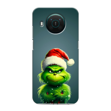 Силиконовый противоударный чехол на Nokia X10 с принтом Новый год Силиконовый противоударный чехол на Nokia X10 с принтом Новый год