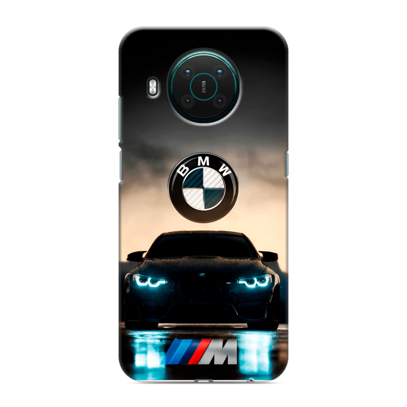 Силиконовый противоударный чехол на Nokia X10 с принтом БМВ BMW Силиконовый противоударный чехол на Nokia X10 с принтом БМВ BMW