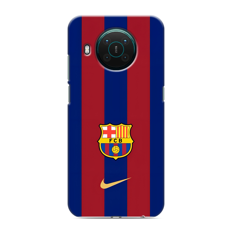 Силиконовый противоударный чехол на Nokia X10 с принтом Барселона Barcelona Силиконовый противоударный чехол на Nokia X10 с принтом Барселона Barcelona