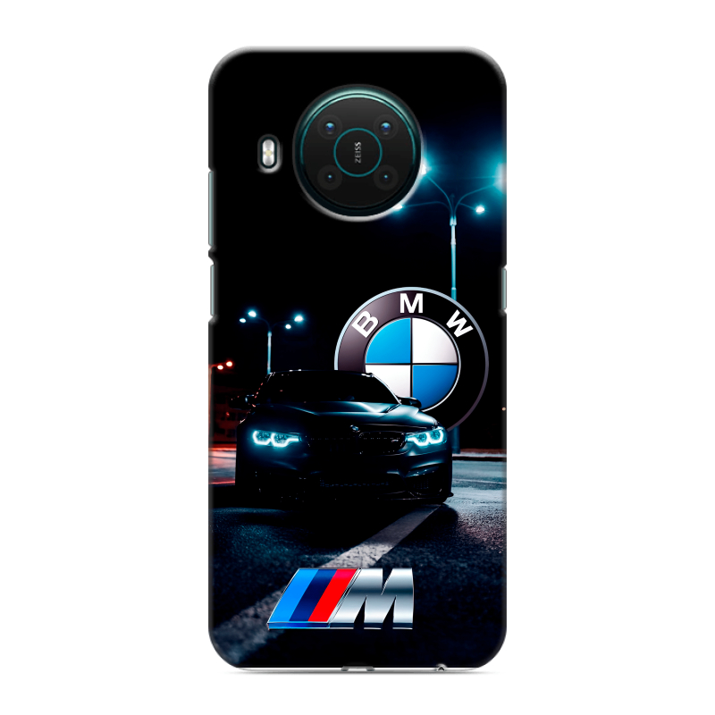 Силиконовый противоударный чехол на Nokia X10 с принтом БМВ BMW Силиконовый противоударный чехол на Nokia X10 с принтом БМВ BMW