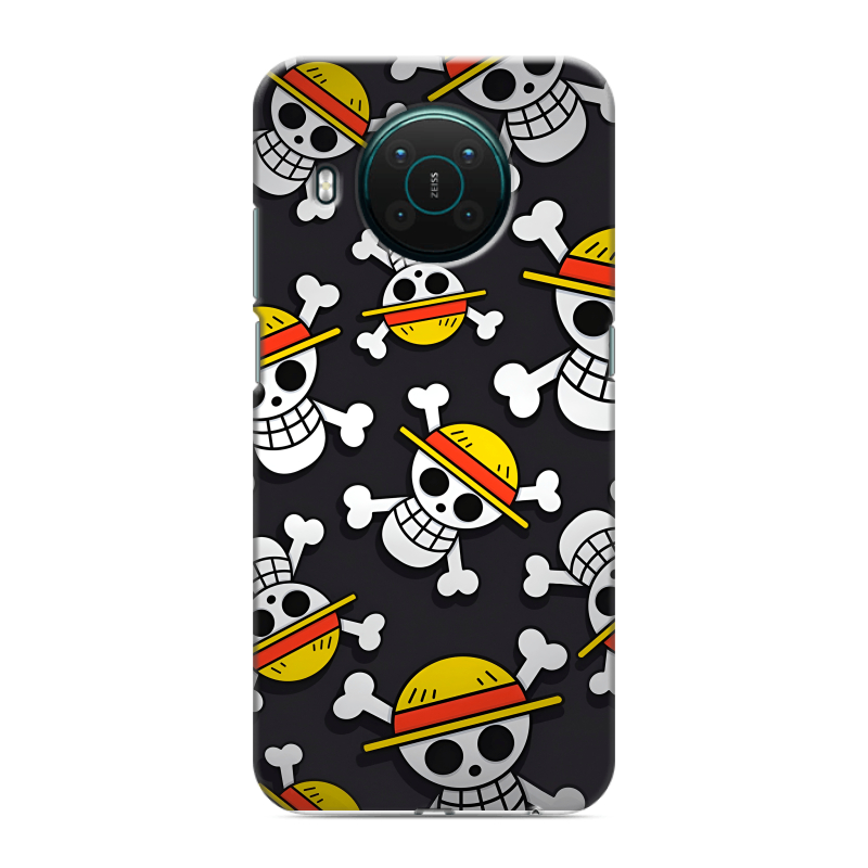 Силиконовый противоударный чехол на Nokia X10 с принтом One Piece Ван Пис Силиконовый противоударный чехол на Nokia X10 с принтом One Piece Ван Пис