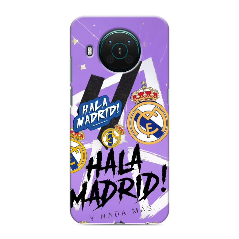 Силиконовый противоударный чехол на Nokia X10 с принтом Real Madrid Реал Мадрид Силиконовый противоударный чехол на Nokia X10 с принтом Real Madrid Реал Мадрид