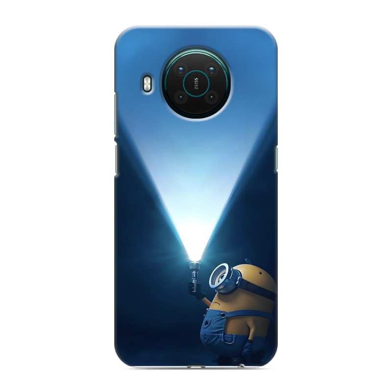 Силиконовый противоударный чехол на Nokia X10 с принтом Миньоны Силиконовый противоударный чехол на Nokia X10 с принтом Миньоны