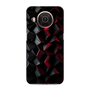 Силиконовый противоударный чехол на Nokia X20 с принтом Абстракция