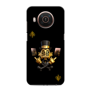 Силиконовый противоударный чехол на Nokia X20 с принтом Золотой скрудж макдак