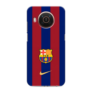 Силиконовый противоударный чехол на Nokia X20 с принтом Барселона Barcelona