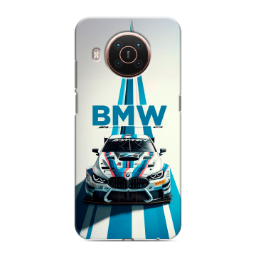 Силиконовый противоударный чехол на Nokia X20 с принтом БМВ BMW