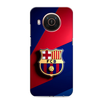 Силиконовый противоударный чехол на Nokia X20 с принтом Барселона Barcelona