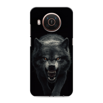 Силиконовый противоударный чехол на Nokia X20 с принтом Волк Силиконовый противоударный чехол на Nokia X20 с принтом Волк