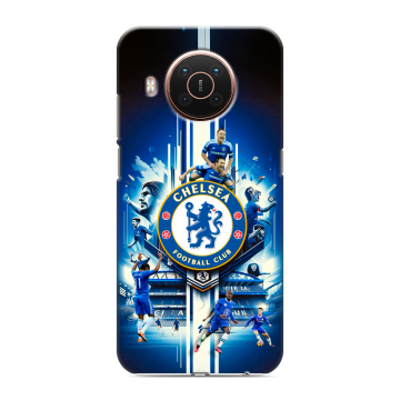 Силиконовый противоударный чехол на Nokia X20 с принтом Chelsea Челси Силиконовый противоударный чехол на Nokia X20 с принтом Chelsea Челси