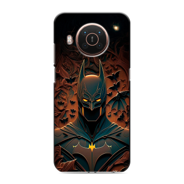 Силиконовый противоударный чехол на Nokia X20 с принтом Batman Бэтмен Силиконовый противоударный чехол на Nokia X20 с принтом Batman Бэтмен