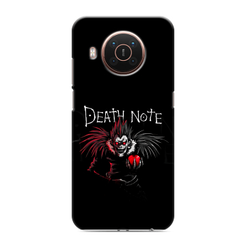 Силиконовый противоударный чехол на Nokia X20 с принтом Death note Тетрадь смерти