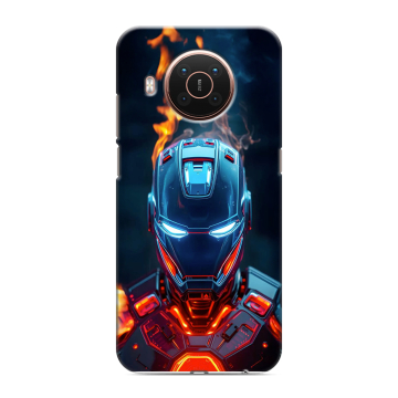 Силиконовый противоударный чехол на Nokia X20 с принтом IronMan Железный человек