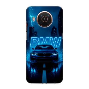 Силиконовый противоударный чехол на Nokia X20 с принтом BMW БМВ
