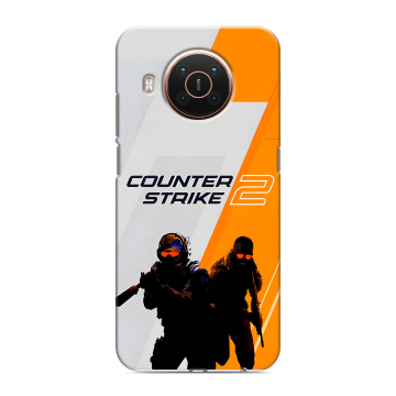 Силиконовый противоударный чехол на Nokia X20 с принтом Counter Strike Силиконовый противоударный чехол на Nokia X20 с принтом Counter Strike