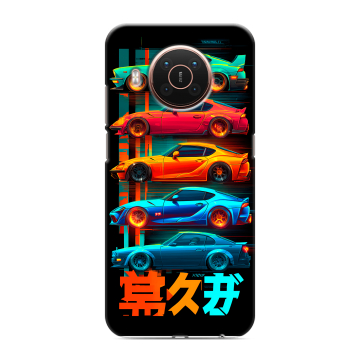 Силиконовый противоударный чехол на Nokia X20 с принтом машины тачки Силиконовый противоударный чехол на Nokia X20 с принтом машины тачки