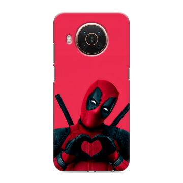 Силиконовый противоударный чехол на Nokia X20 с принтом Дедпул Deadpool Силиконовый противоударный чехол на Nokia X20 с принтом Дедпул Deadpool