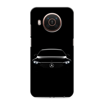 Силиконовый противоударный чехол на Nokia X20 с принтом Mercedes Мерседес