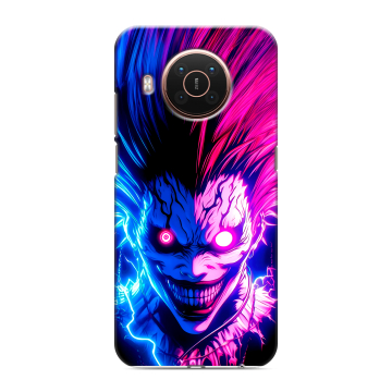 Силиконовый противоударный чехол на Nokia X20 с принтом Death note Тетрадь смерти Силиконовый противоударный чехол на Nokia X20 с принтом Death note Тетрадь смерти