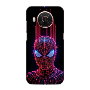 Силиконовый противоударный чехол на Nokia X20 с принтом Spiderman Человек паук