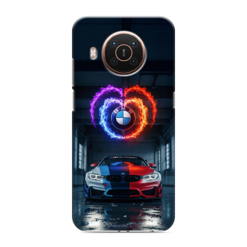 Силиконовый противоударный чехол на Nokia X20 с принтом BMW БМВ