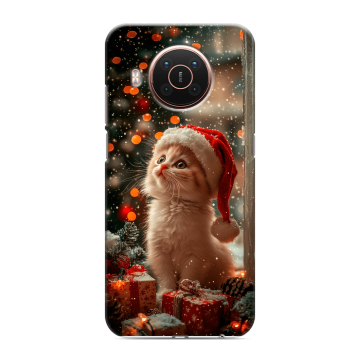 Силиконовый противоударный чехол на Nokia X20 с принтом Новый год Силиконовый противоударный чехол на Nokia X20 с принтом Новый год