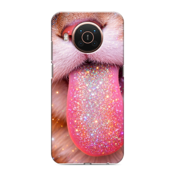 Силиконовый противоударный чехол на Nokia X20 с принтом для девочек Силиконовый противоударный чехол на Nokia X20 с принтом для девочек