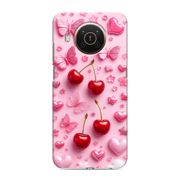Силиконовый противоударный чехол на Nokia X20 с принтом для девочек Силиконовый противоударный чехол на Nokia X20 с принтом для девочек