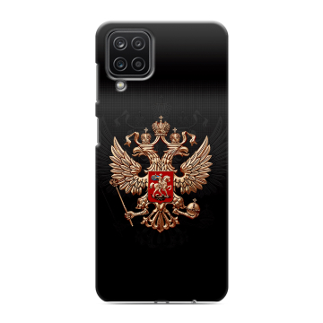 Силиконовый чехол на Samsung Galaxy M12 с принтом Герб России Силиконовый чехол на Samsung Galaxy M12 с принтом Герб России