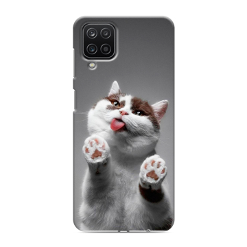 Силиконовый чехол на Samsung Galaxy M12 с принтом Коты Силиконовый чехол на Samsung Galaxy M12 с принтом Коты