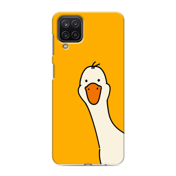 Силиконовый чехол на Samsung Galaxy M12 с принтом Утка Силиконовый чехол на Samsung Galaxy M12 с принтом Утка