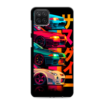 Силиконовый чехол на Samsung Galaxy M12 с принтом Гоночные машины Силиконовый чехол на Samsung Galaxy M12 с принтом Гоночные машины
