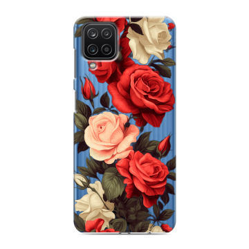 Силиконовый чехол на Samsung Galaxy M12 с принтом Розы Силиконовый чехол на Samsung Galaxy M12 с принтом Розы