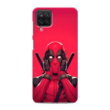 Силиконовый чехол на Samsung Galaxy M12 с принтом Дедпул Deadpool Силиконовый чехол на Samsung Galaxy M12 с принтом Дедпул Deadpool