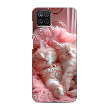 Силиконовый чехол на Samsung Galaxy M12 с принтом котята котики Силиконовый чехол на Samsung Galaxy M12 с принтом котята котики