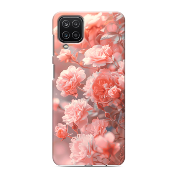 Силиконовый чехол на Samsung Galaxy M12 с принтом Розы цветы Силиконовый чехол на Samsung Galaxy M12 с принтом Розы цветы