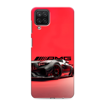 Силиконовый чехол на Samsung Galaxy M12 с принтом Мерседес Mercedes AMG Силиконовый чехол на Samsung Galaxy M12 с принтом Мерседес Mercedes AMG
