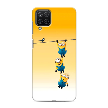 Силиконовый чехол на Samsung Galaxy M12 с принтом Миньоны Силиконовый чехол на Samsung Galaxy M12 с принтом Миньоны