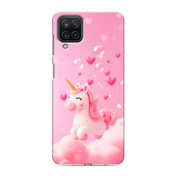 Силиконовый чехол на Samsung Galaxy M12 с принтом Единорог Силиконовый чехол на Samsung Galaxy M12 с принтом Единорог