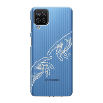 Силиконовый чехол на Samsung Galaxy M12 с принтом Сотворение мира Силиконовый чехол на Samsung Galaxy M12 с принтом Сотворение мира