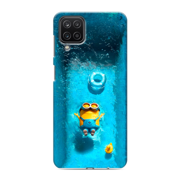 Силиконовый чехол на Samsung Galaxy M12 с принтом Миньоны Силиконовый чехол на Samsung Galaxy M12 с принтом Миньоны