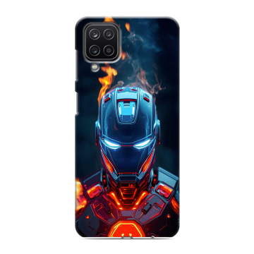 Силиконовый чехол на Samsung Galaxy M12 с принтом IronMan Железный человек Силиконовый чехол на Samsung Galaxy M12 с принтом IronMan Железный человек