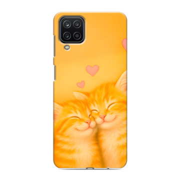 Силиконовый чехол на Samsung Galaxy M12 с принтом Милые котята Силиконовый чехол на Samsung Galaxy M12 с принтом Милые котята
