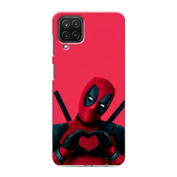 Силиконовый чехол на Samsung Galaxy M12 с принтом Дедпул Deadpool Силиконовый чехол на Samsung Galaxy M12 с принтом Дедпул Deadpool