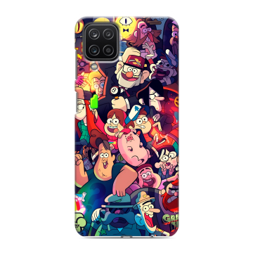 Силиконовый чехол на Samsung Galaxy M12 с принтом Gravity Falls Гравити Фолз Силиконовый чехол на Samsung Galaxy M12 с принтом Gravity Falls Гравити Фолз