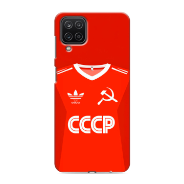 Силиконовый чехол на Samsung Galaxy M12 с принтом Флаг Герб СССР Силиконовый чехол на Samsung Galaxy M12 с принтом Флаг Герб СССР